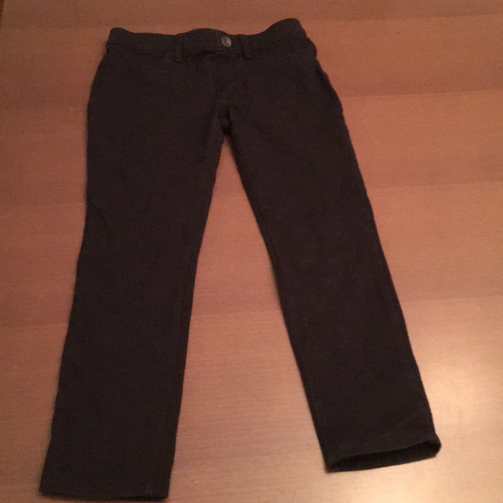 Girls - black stretchy pants - worn a few times